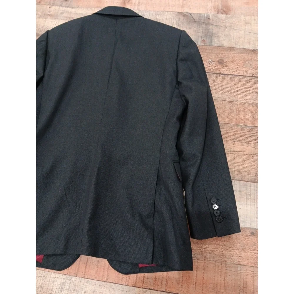 Charles Tyrwhitt 36 Slim Fit Black Super 120s 100% Wool Blazer Stretch 2358‎